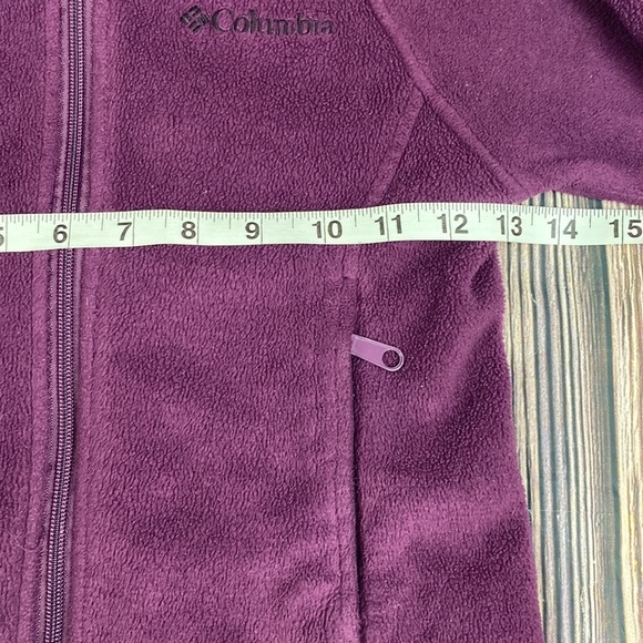Columbia Purple Fleece Zip-up Jacket - Picture 4 of 6